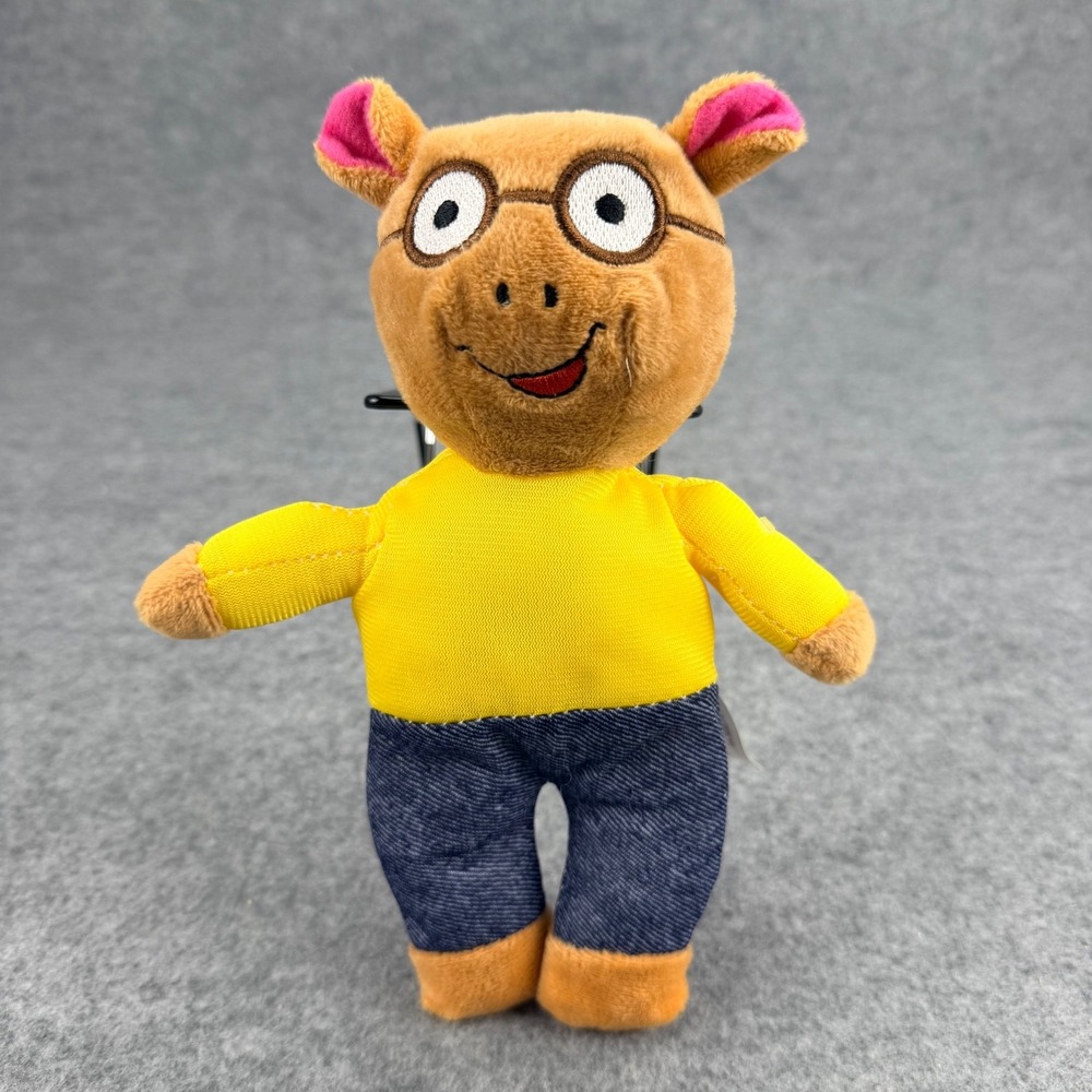 Arthur Aardvark Plush Doll 9" Marc Brown PBS Kids Greenbrier Stuffed Animal Toy